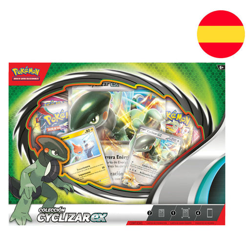 Spanish Pokemon Ciclyzar Ex blister set trading cards-1