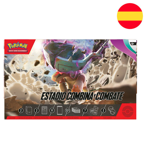 Spanish Pokemon Combine and Combat Stadium collectible card game case-1