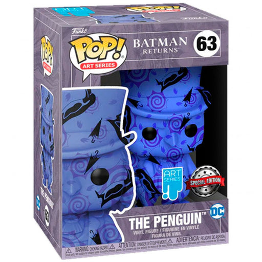 POP figure DC Comics Batman Return The Penguin Artist + Case Exclusive-0