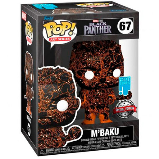 POP figure Marvel Black Panther M Baku Artist + Case Exclusive-0