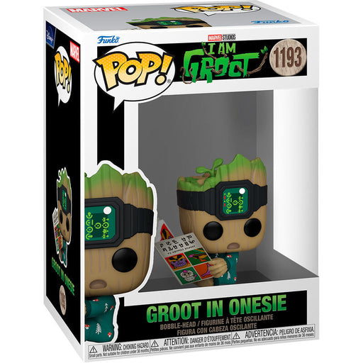 POP figure Marvel I am Groot - Groot in Onesie-0