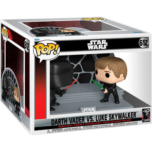 POP figure Star Wars 40th Darth Vader VS Luke Skywalker-0
