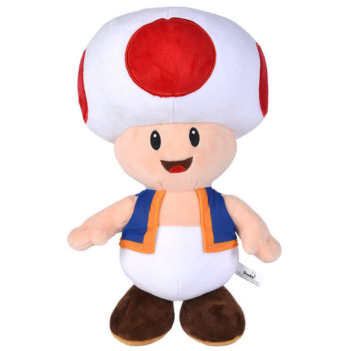 Super Mario Bros Toad plush toy 40cm-0