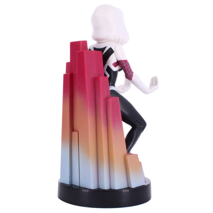Marvel Spiderman Spider Gwen figure clamping bracket Cable guy 20cm-1