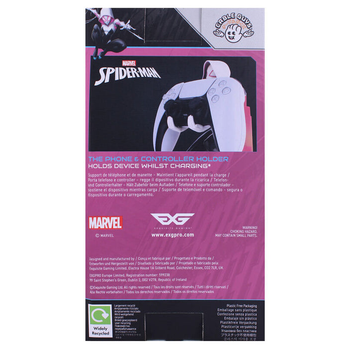 Marvel Spiderman Spider Gwen figure clamping bracket Cable guy 20cm-4