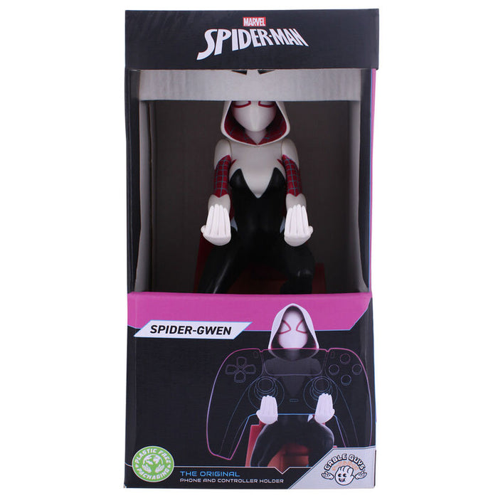 Marvel Spiderman Spider Gwen figure clamping bracket Cable guy 20cm-7