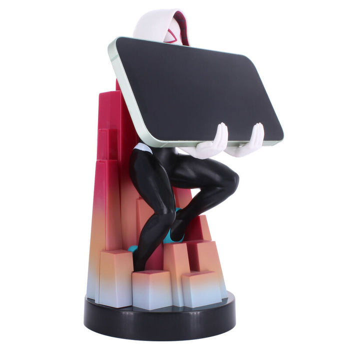 Marvel Spiderman Spider Gwen figure clamping bracket Cable guy 20cm-14