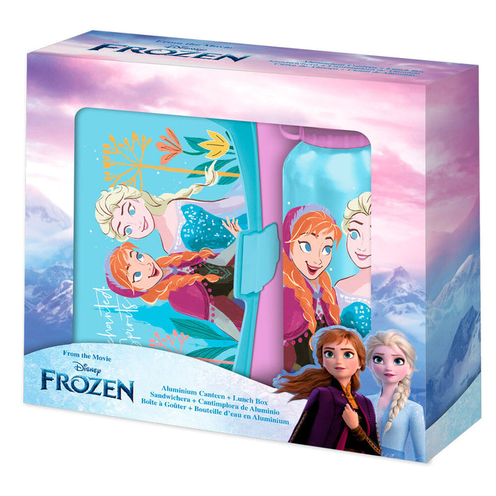 Disney Frozen Lunch box + aluminium bottle set 500ml-1