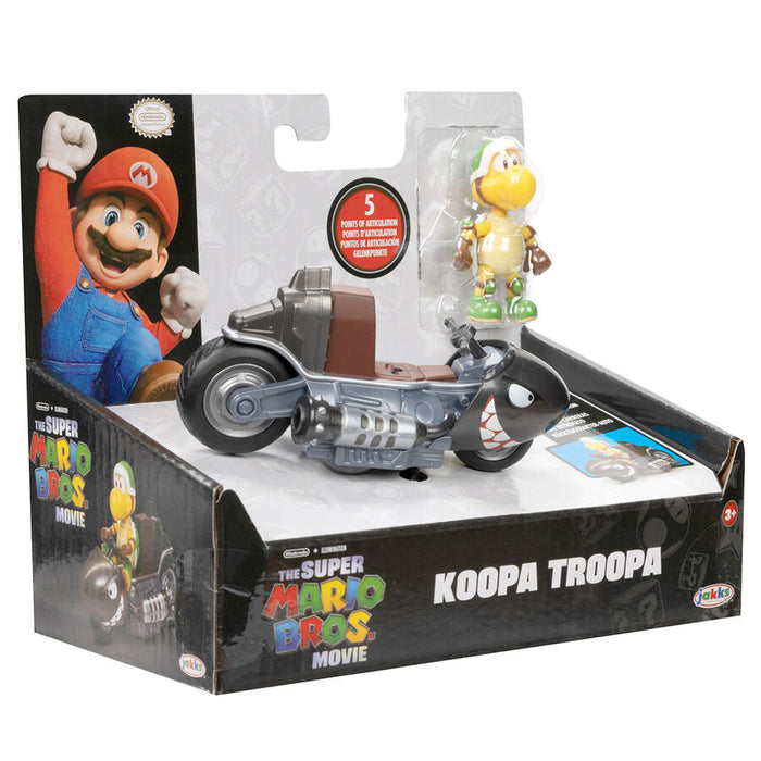 Mario Kart The Movie Koopa Troopa Kart  Kart figure 6cm-9