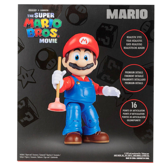 Super Mario Bros The Movie Super Mario figure 13cm-8