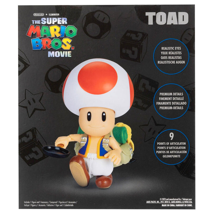 Super Mario Bros Toad figure 13cm-8