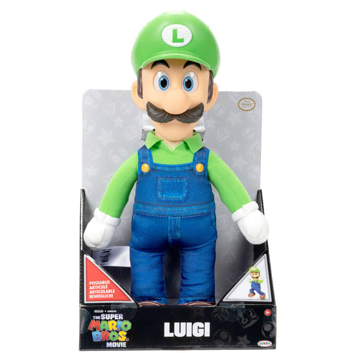 Super Mario Bros Luigi plush toy 30cm-1