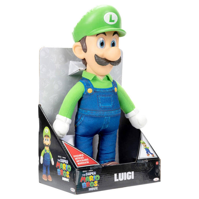 Super Mario Bros Luigi plush toy 30cm-5
