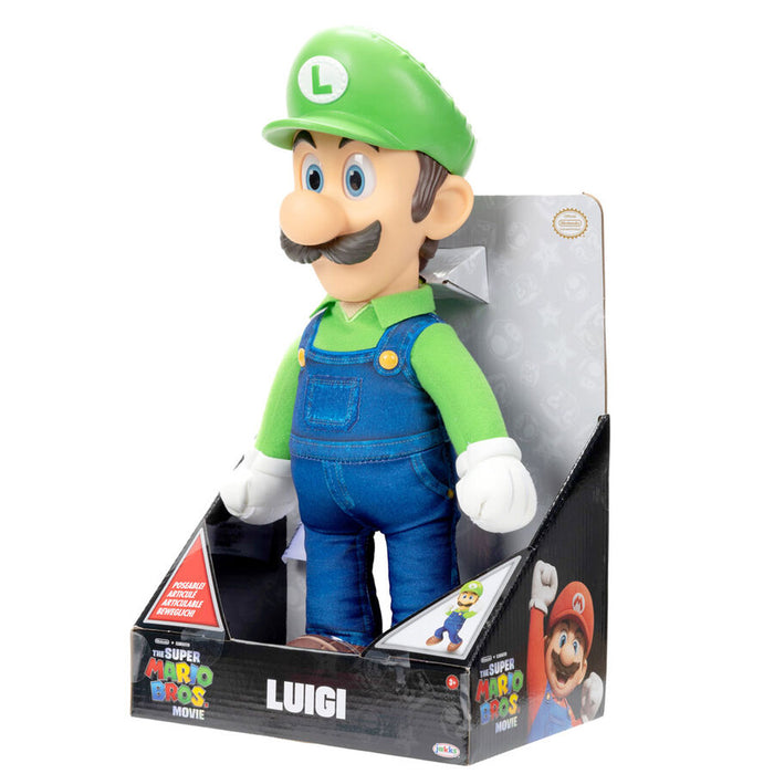 Super Mario Bros Luigi plush toy 30cm-8