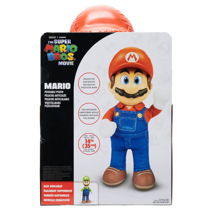 Super Mario Bros The Movie Super Mario plush toy 30cm-3