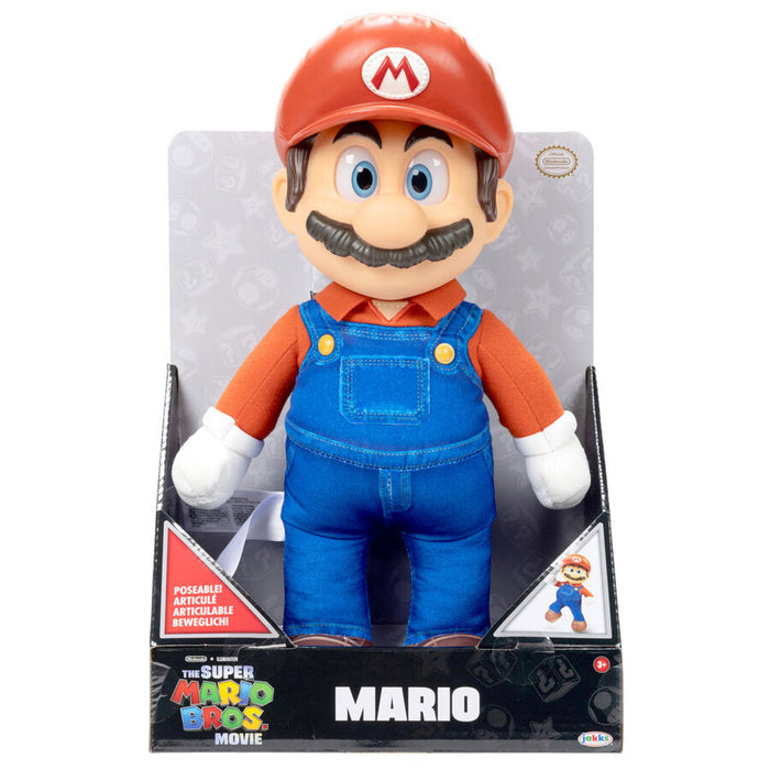 Super Mario Bros The Movie Super Mario plush toy 30cm-1