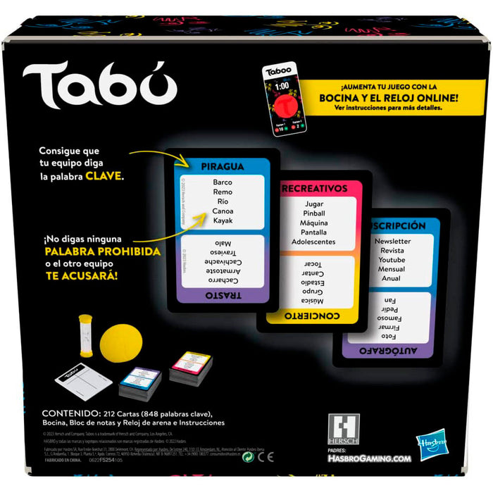 Spanish Tabu board game-3