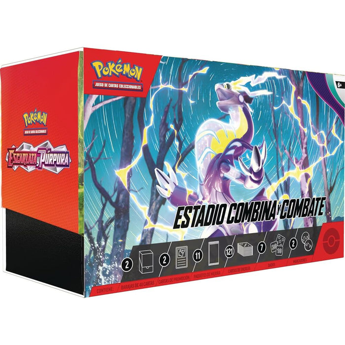Spanish Pokemon Combine and Combat Stadium Collectible card game box-2