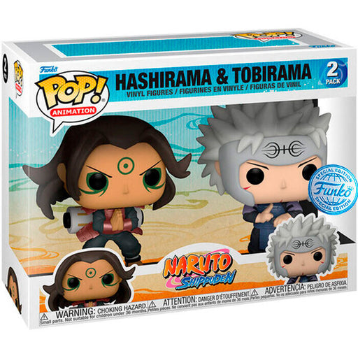 POP pack 2 figures Naruto Shippuden Hashirama & Tobirama Exclusive-0