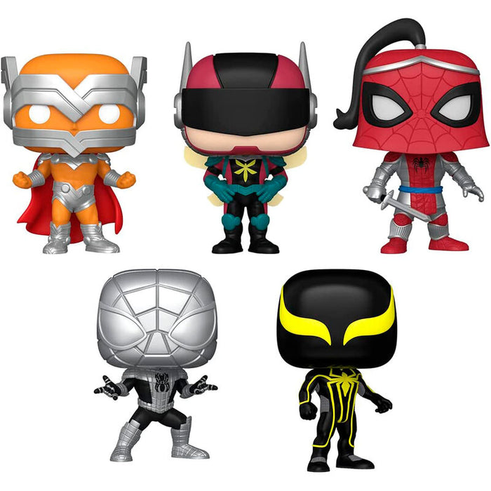 POP pack 5 figures Marvel Spiderman Exclusive-1