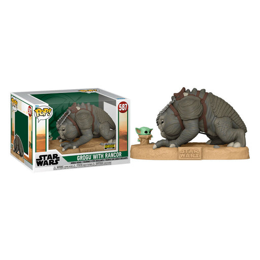 POP figure Star Wars Grogu with Rancor Exclusive-0
