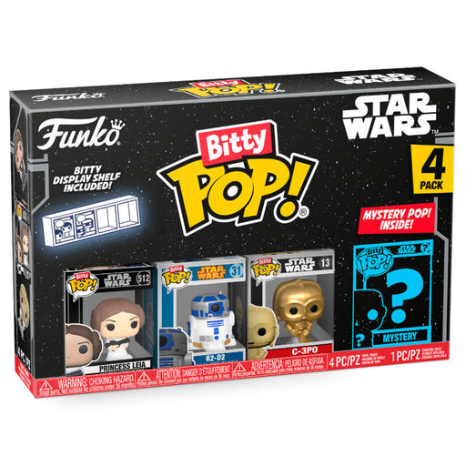 Blister 4 figures Bitty POP Sar Wars Leia-0