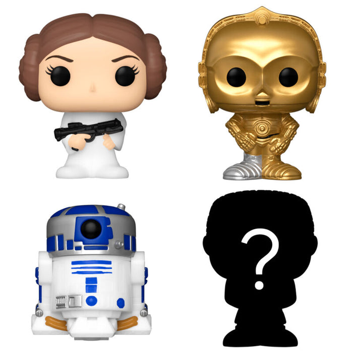 Blister 4 figures Bitty POP Sar Wars Leia-1