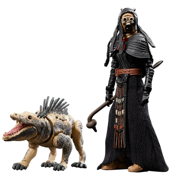 Star Wars The Book of Boba Fett Tusken Warrior & Massiff figures 9,5cm-1