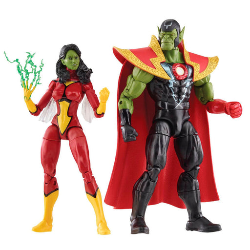 Marvel Avengers Beyond Earth Mightiest Skrull Queen & Super Skrull figures 15cm-0