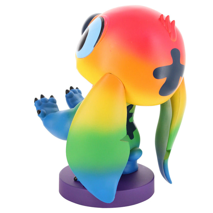 Disney Stitch Rainbow figure clamping bracket Cable guy 20cm-1