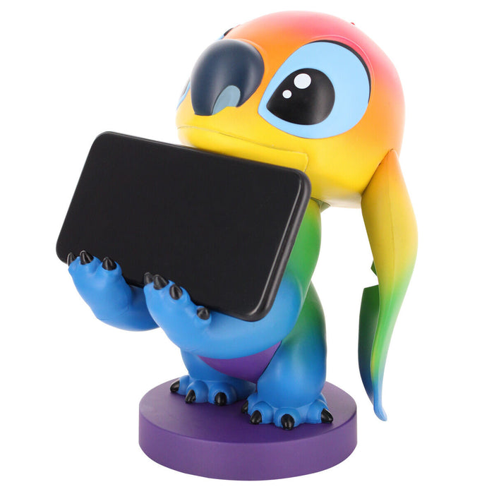 Disney Stitch Rainbow figure clamping bracket Cable guy 20cm-6