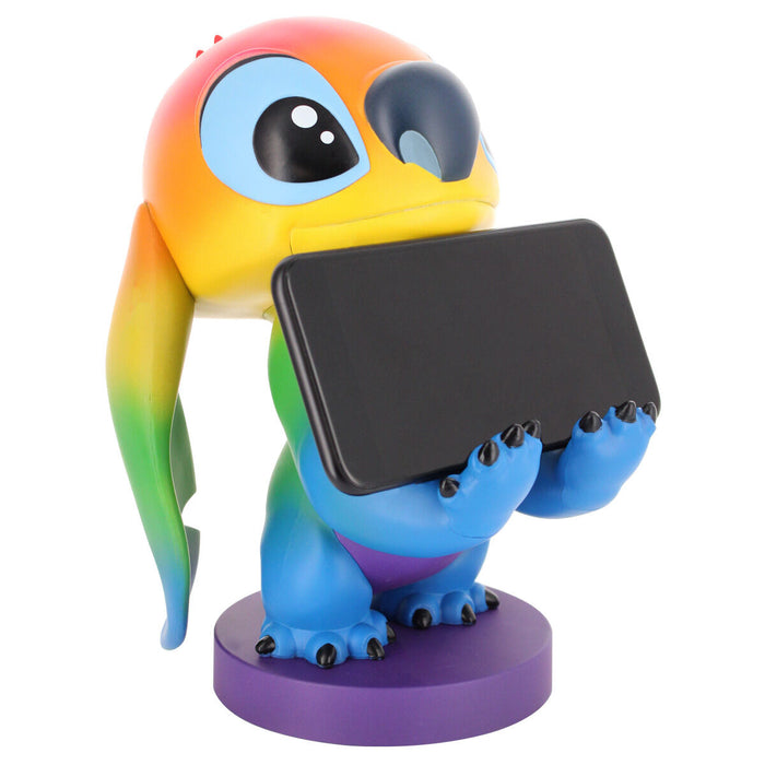 Disney Stitch Rainbow figure clamping bracket Cable guy 20cm-11