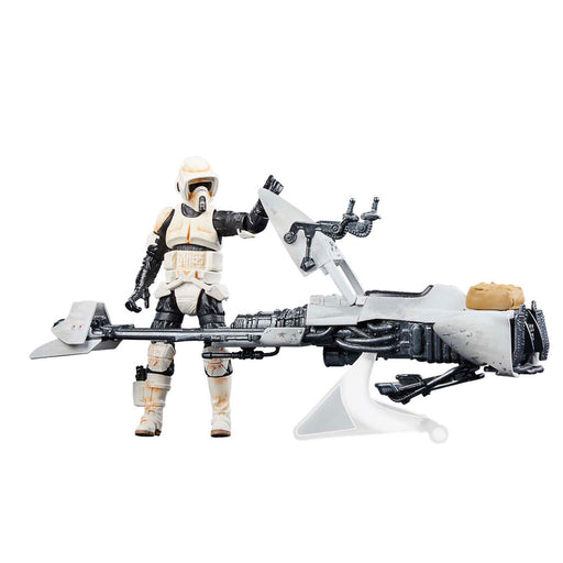 Star Wars the Mandalorian Speeder Bike Scout Trooper & Grogu figure 9cm-0