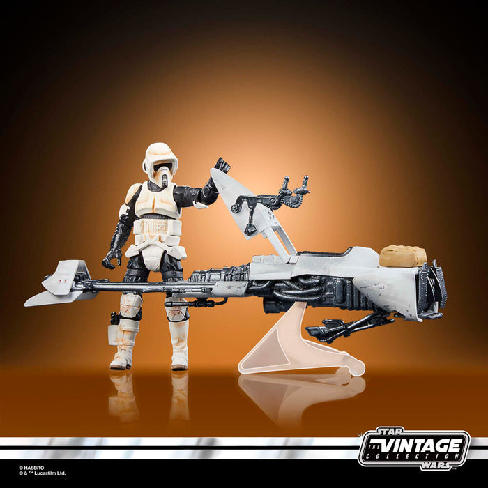 Star Wars the Mandalorian Speeder Bike Scout Trooper & Grogu figure 9cm-13