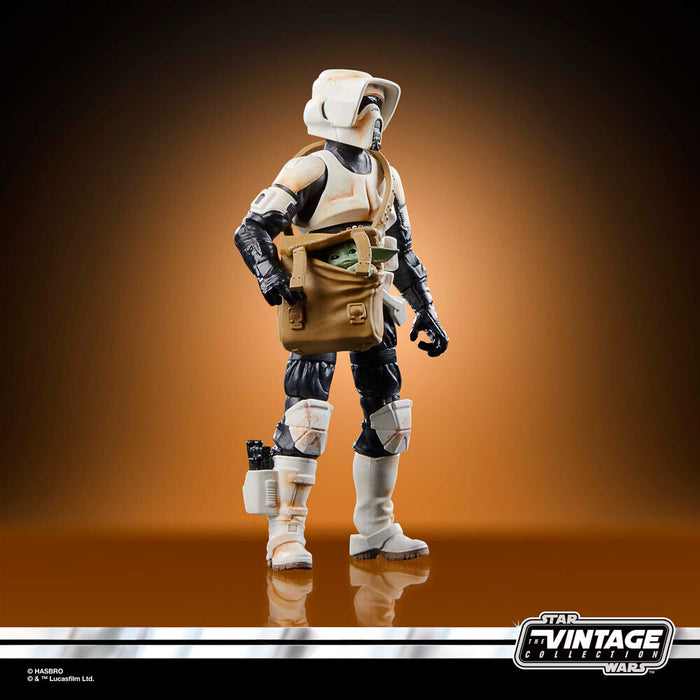 Star Wars the Mandalorian Speeder Bike Scout Trooper & Grogu figure 9cm-15