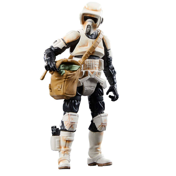 Star Wars the Mandalorian Speeder Bike Scout Trooper & Grogu figure 9cm-4