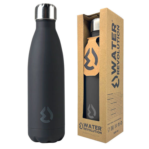 Water Revolution Black water bottle 500ml-1