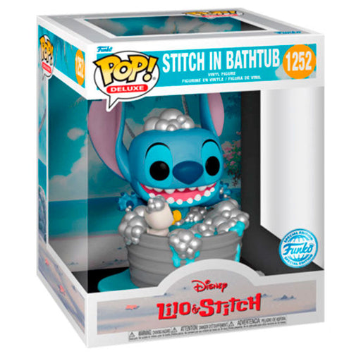 POP figure Deluxe Disney Lilo & Stitch - Stitch in Bathtub Excusive-0