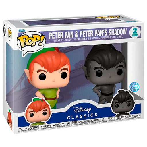 POP pack 2 figures Disney Peter Pan - Peter Pan & Peter Pans Shadow Exclusive-0