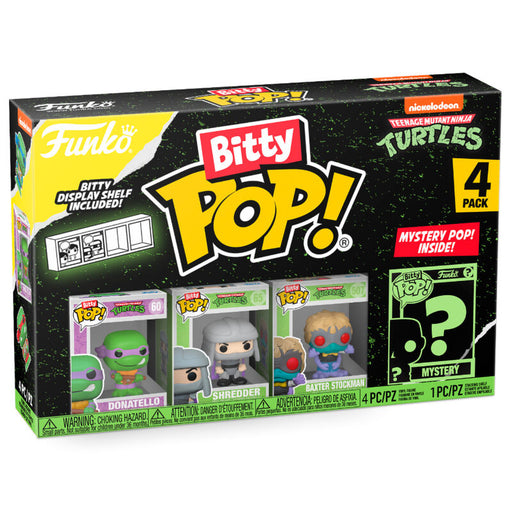 Blister 4 figures Bitty POP Teenage Mutant Ninja Turtles Donatello-0