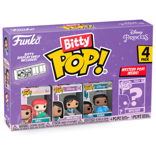 Blister 4 figures Bitty POP Disney Princess Ariel-0