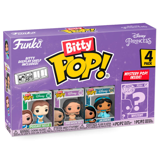Blister 4 figures Bitty POP Disney Princess Belle-0