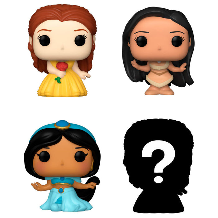 Blister 4 figures Bitty POP Disney Princess Belle-1