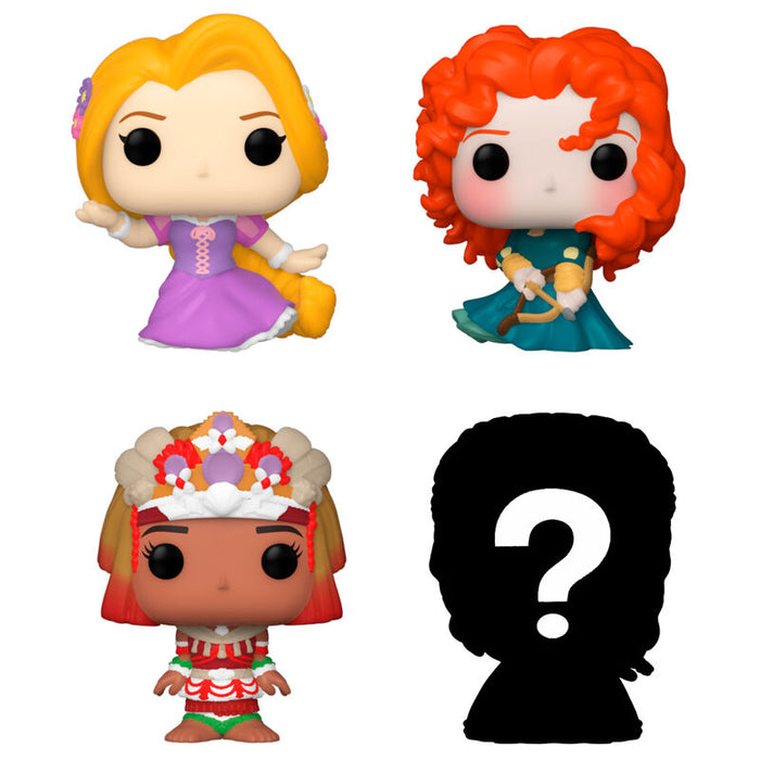 Blister 4 figures Bitty POP Disney Princess Rapunzel-1