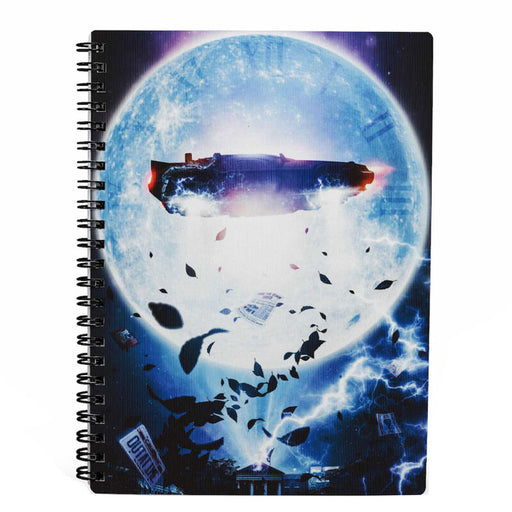 Back to the Future BTTF Delorean 3D notebook-1