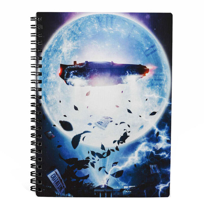 Back to the Future BTTF Delorean 3D notebook-1