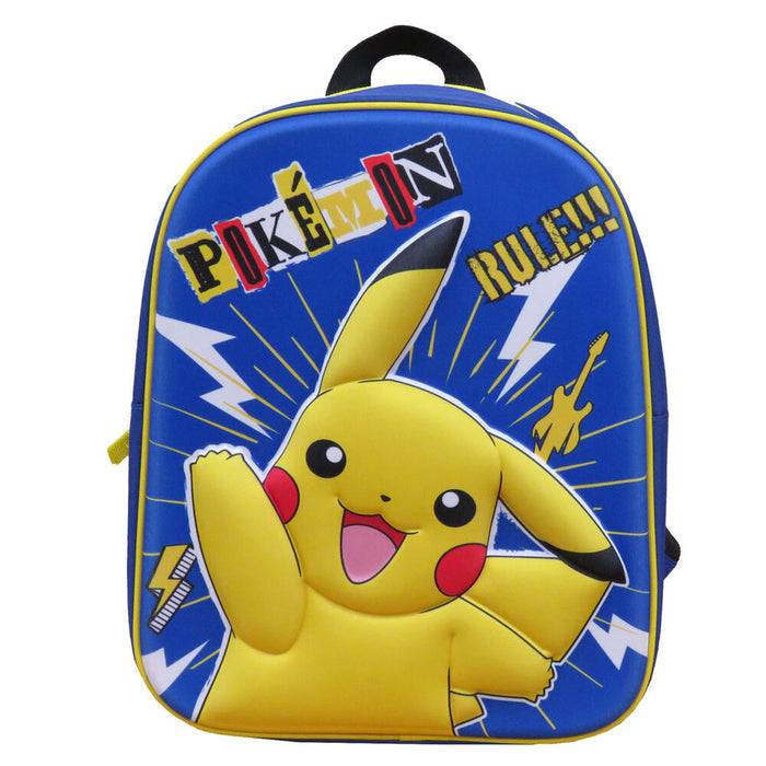 Pokemon Pikachu 3D backpack 30cm-2