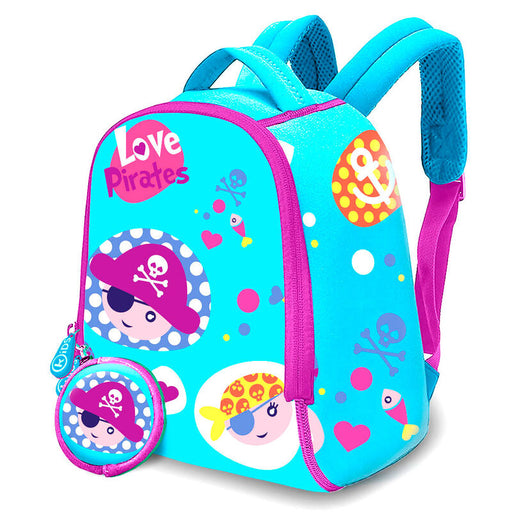 Love Pirates Backpack + purse neoprene backpack 25cm-0