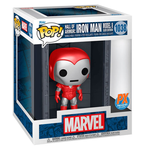 POP figure Deluxe Marvel Hall of Armor Iron Man Model 8 Exclusive-0