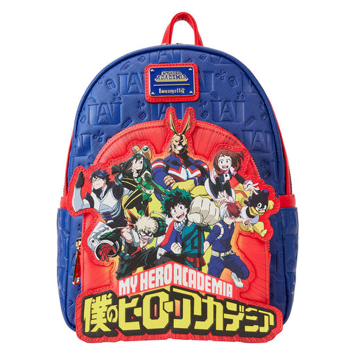 Loungefly My Hero Academia Group Debossed Logo backpack 26cm-0